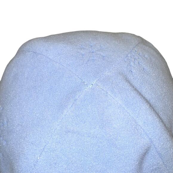 Turtle Fur Beanie Hat Skull Cap Ski Snowflake Unisex Snow Cozy OS Baby Blue - Picture 5 of 14